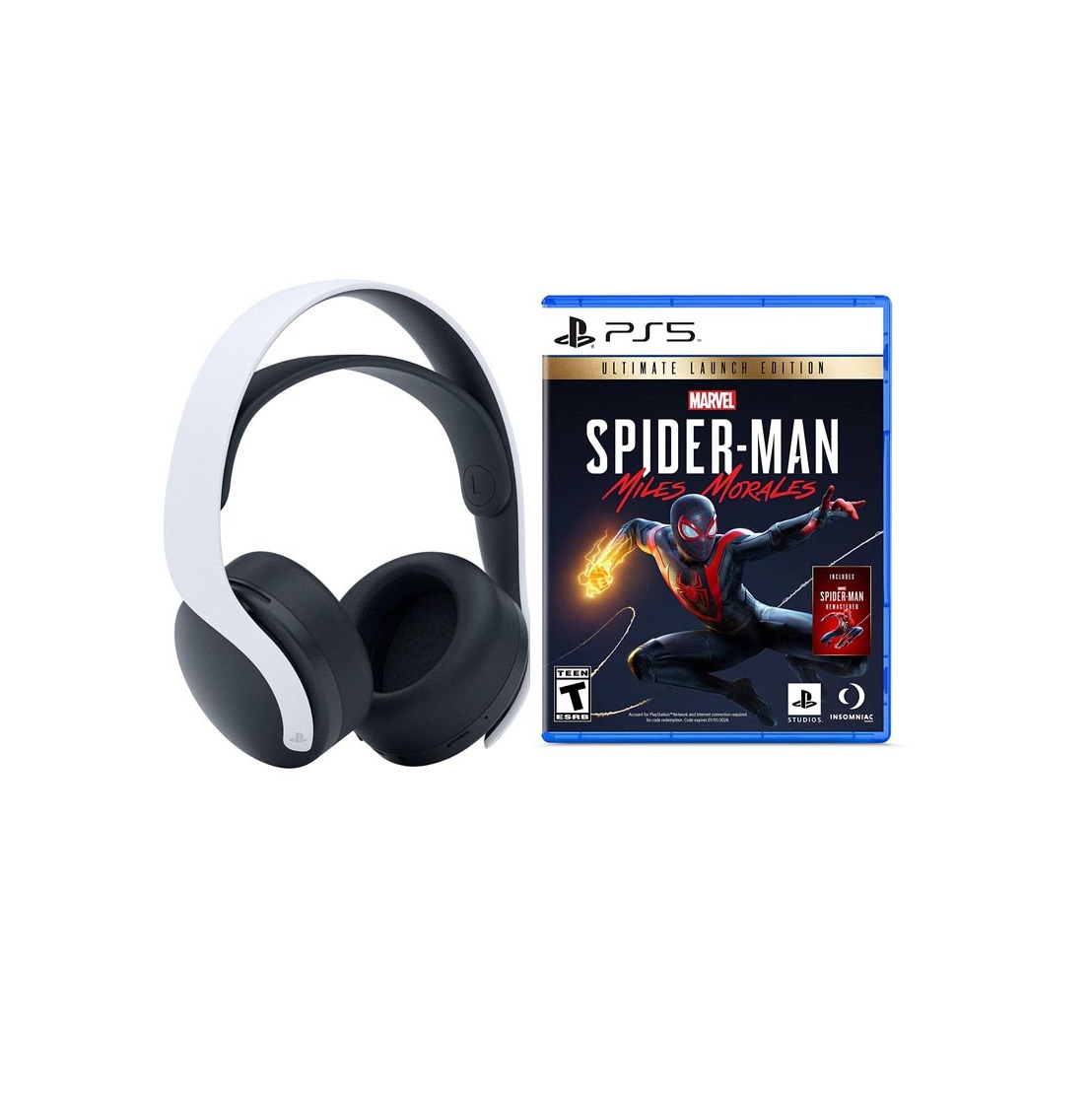 Sony Ps5 Headset+Spiderman Ultimate Edition
